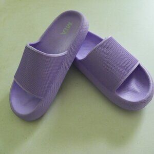Mia EVA lavender purple sporty fashion slides girls 5/ Eur 38